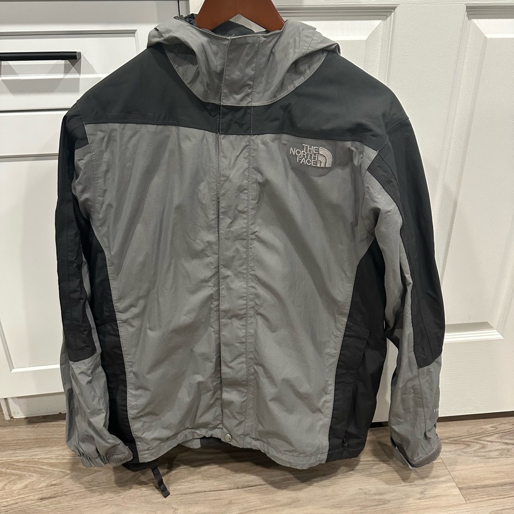 The North Face Men's Hooded 2-in-1 HyVent Two-Tone Performance Jacket